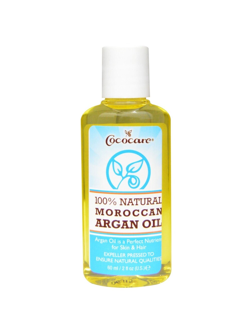 Cococare 100% Natural Moroccan Argan Oil 2 fl oz / 59ml